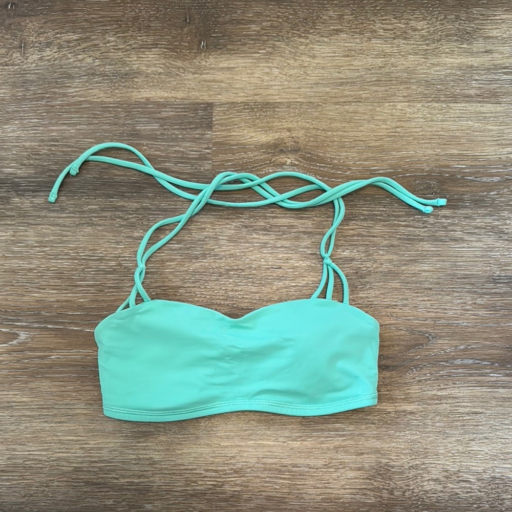 Rare Lululemon Turquoise halter sports bra